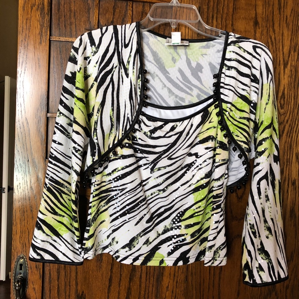 women’s tank with crop over top